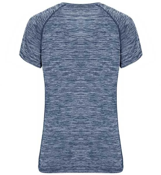 Roly Trumpų rankovių techniniai marškiniai moterims AUSTIN WOMAN Heather navy mėlynas