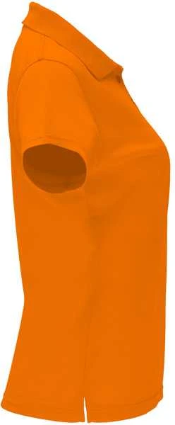 Roly Trumpų rankovių moteriški techniniai polo marškinėliai MONZHA WOMAN Fluoro oranžinė