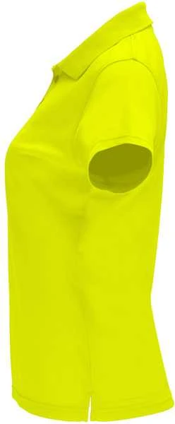 Roly Trumpų rankovių moteriški techniniai polo marškinėliai MONZHA WOMAN Fluoro geltona