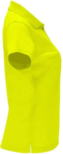 Roly Trumpų rankovių moteriški techniniai polo marškinėliai MONZHA WOMAN Fluoro geltona