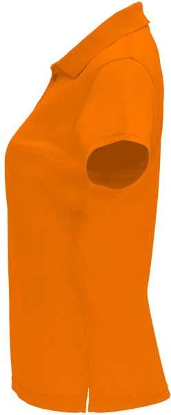 Roly Trumpų rankovių moteriški techniniai polo marškinėliai MONZHA WOMAN Fluoro oranžinė