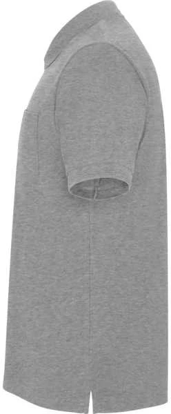 Roly Trumpų rankovių polo marškinėliai su kišene kairėje krūtinės pusėje CENTAURO PREMIUM Heather pilkas