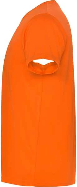 Roly Trumpų rankovių techniniai marškinėliai su apvalia apykakle CAMIMERA Fluoro oranžinė