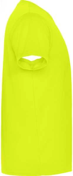 Roly Trumpų rankovių techniniai marškinėliai su apvalia apykakle CAMIMERA Fluoro geltona