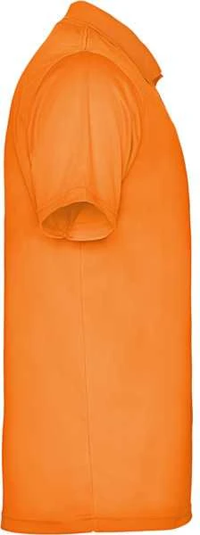 Roly Trumpų rankovių techniniai polo marškinėliai MONZHA Fluoro oranžinė