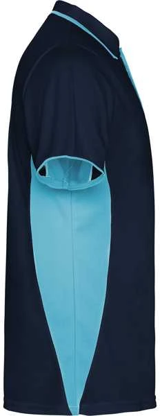 Roly Trumpų rankovių sportiniai polo marškiniai MONTMELO Tamsiai mėlyna/dangaus mėlyna