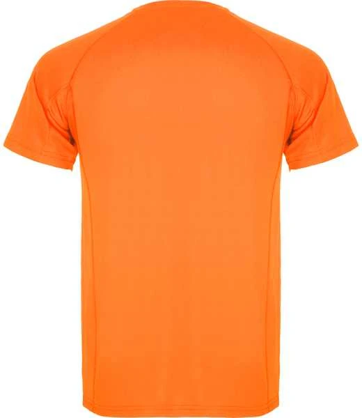 Roly Trumpų rankovių techniniai reglano marškinėliai MONTECARLO Fluoro oranžinė