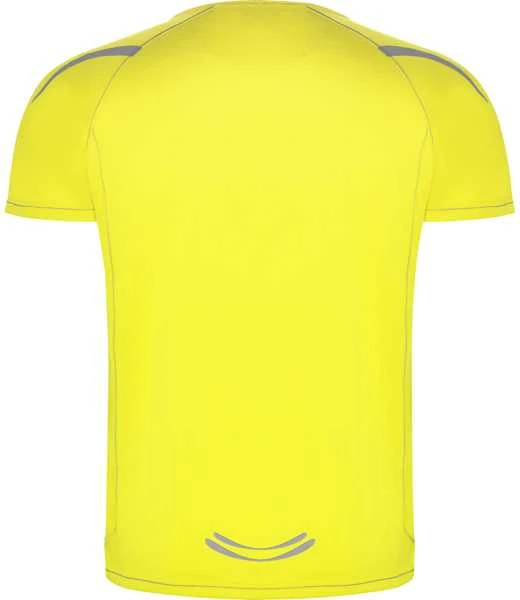 Roly Trumpų rankovių techniniai reglano marškinėliai iš vientiso džersio SEPANG Fluoro geltona