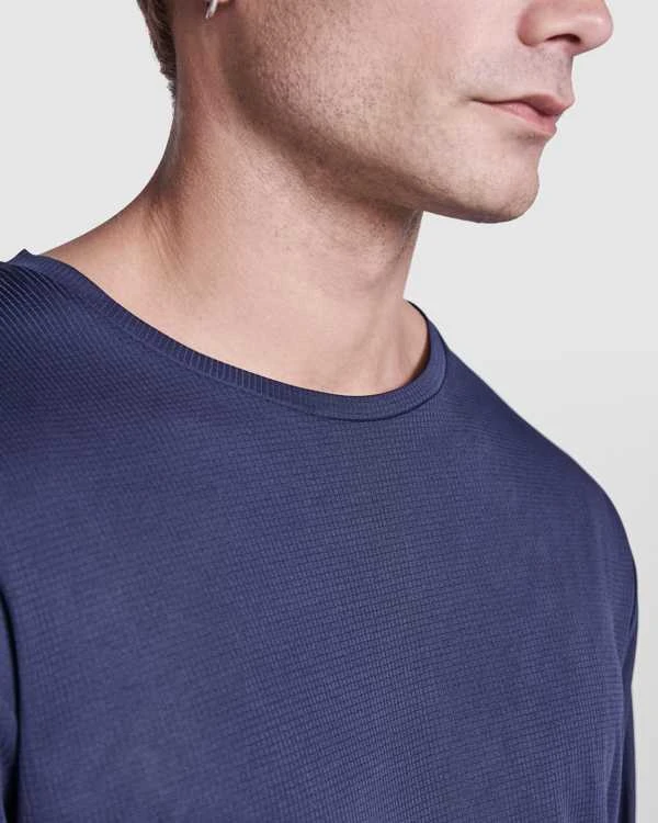 Roly Unisex ilgarankoviai techniniai marškinėliai ESTORIL L/S Raudona