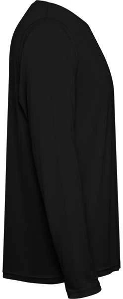 Roly Unisex ilgarankoviai techniniai marškinėliai ESTORIL L/S Juoda
