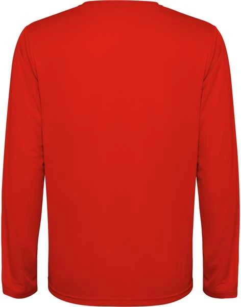 Roly Unisex ilgarankoviai techniniai marškinėliai ESTORIL L/S Raudona