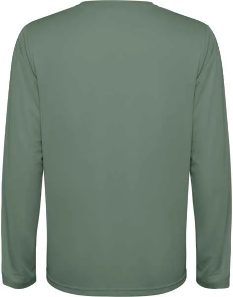 Roly Unisex ilgarankoviai techniniai marškinėliai ESTORIL L/S Laurel žalias