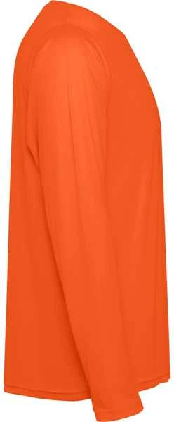 Roly Unisex ilgarankoviai techniniai marškinėliai ESTORIL L/S Ugnies oranžinė