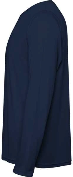 Roly Unisex ilgarankoviai techniniai marškinėliai ESTORIL L/S Tamsiai mėlyna