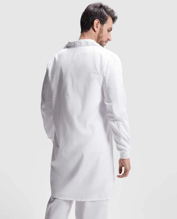 Roly Unisex ilgarankovis chalatas MEDERI Balta