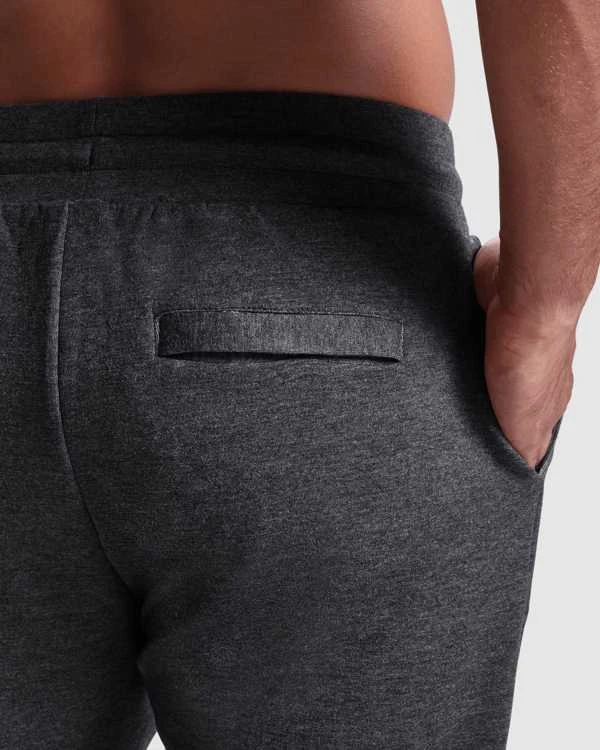 Roly Unisex ilgos kelnės su rankogaliais ant klešnių IRIA Heather juodas