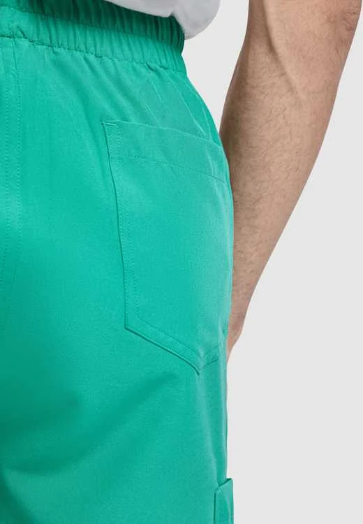 Roly Unisex ilgos tiesios kelnės FIBER Balta