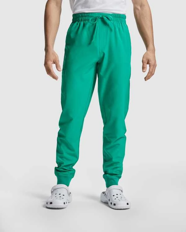 Roly Unisex ilgos tiesios kelnės FIBER Juoda