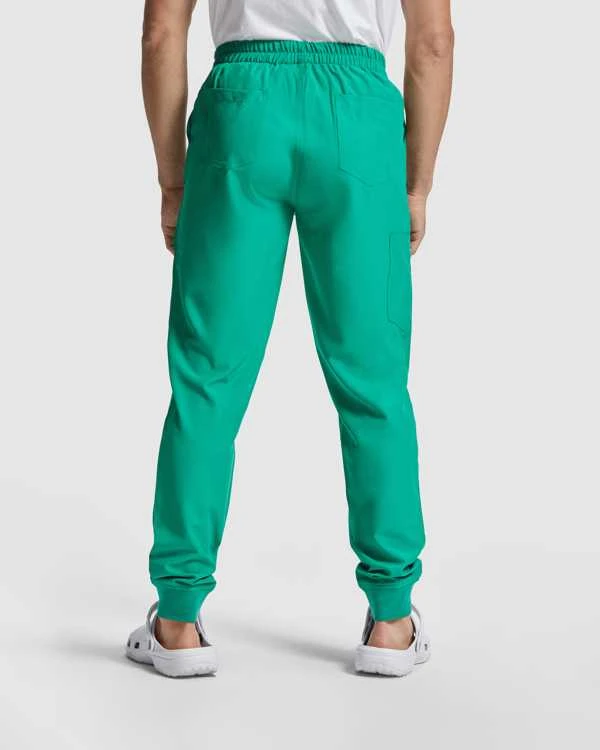 Roly Unisex ilgos tiesios kelnės FIBER Juoda