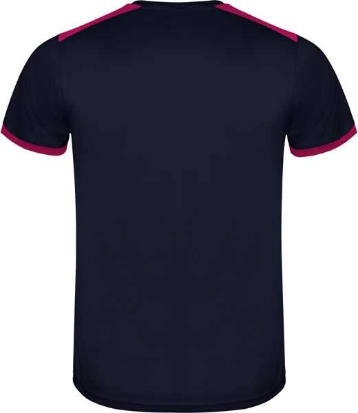Roly Unisex sportinis komplektas: 2 marškiniai + šortai RACING Fukšijos / tamsi mėlyna