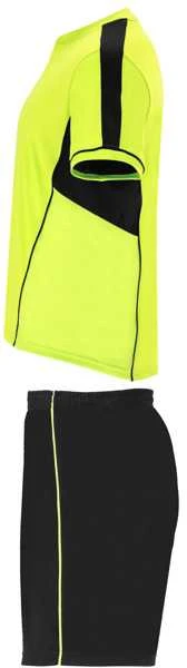 Roly Unisex sportinis komplektas iš trijų audinių derinio BOCA Fluoro geltona/juoda
