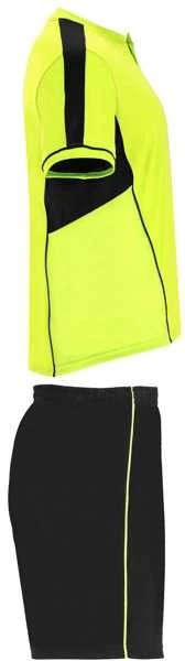 Roly Unisex sportinis komplektas iš trijų audinių derinio BOCA Fluoro geltona/juoda
