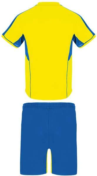 Roly Unisex sportinis komplektas iš trijų audinių derinio BOCA Geltona/karališka mėlyna
