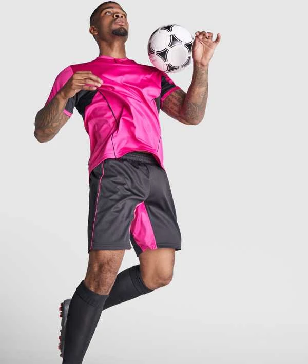 Roly Unisex sportinis komplektas iš trijų audinių derinio BOCA Fluoro geltona/juoda