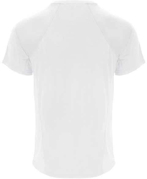 Roly Unisex techniniai marškinėliai su reglano rankovėmis MONACO Balta