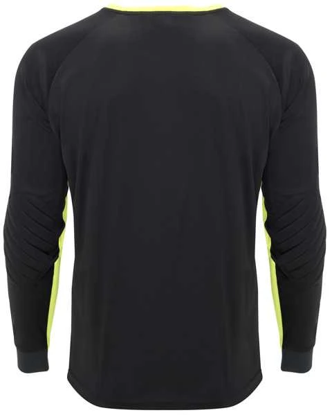 Roly Unisex vartininko marškinėliai PORTO Juoda/fluoro geltona