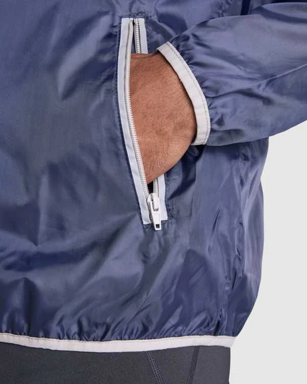 Roly Unisex vėjo striukė su gobtuvu ANGELO Juoda