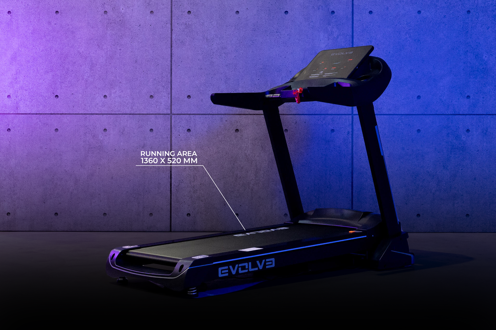 Bėgimo takelis „Evolve“ su LCD konsolė (HT-250) aprašymas - Prekės nuotrauka