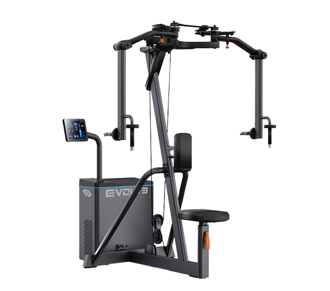 „Evolve Digital“ „Strength Series“ treniruoklis su reguliuojamais svoriais krūtinės raumenų išskleidimui / užpakalinės deltinės raumenų treniravimui (DS-431) aprašymas - Prekės nuotrauka