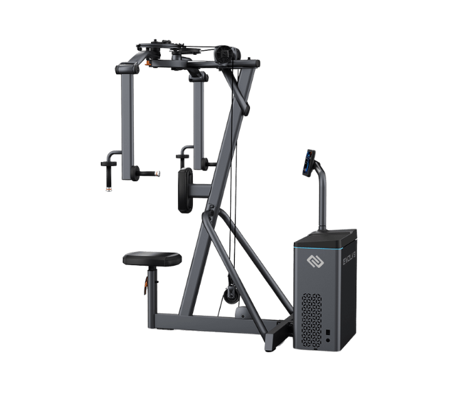 „Evolve Digital“ „Strength Series“ treniruoklis su reguliuojamais svoriais krūtinės raumenų išskleidimui / užpakalinės deltinės raumenų treniravimui (DS-431)