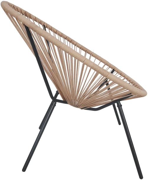 Lauko baldų komplektas Egg Chair (set of 3) SD-0144, Rudas