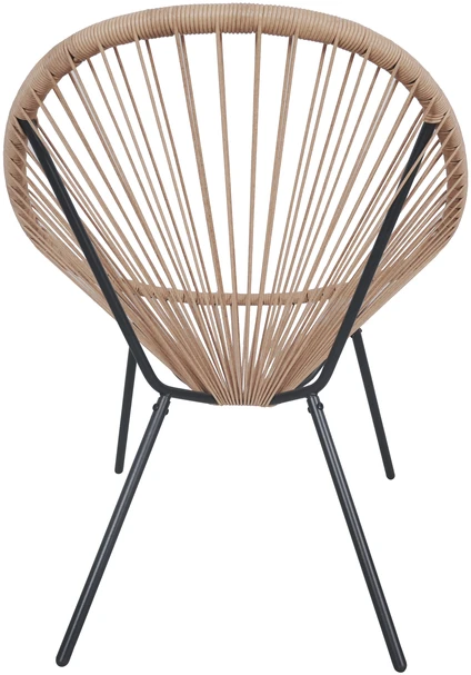 Lauko baldų komplektas Egg Chair (set of 3) SD-0144, Rudas