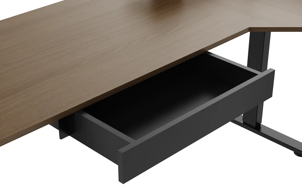 Flexispot EHD301 kampinis stalas su stalčiumi
