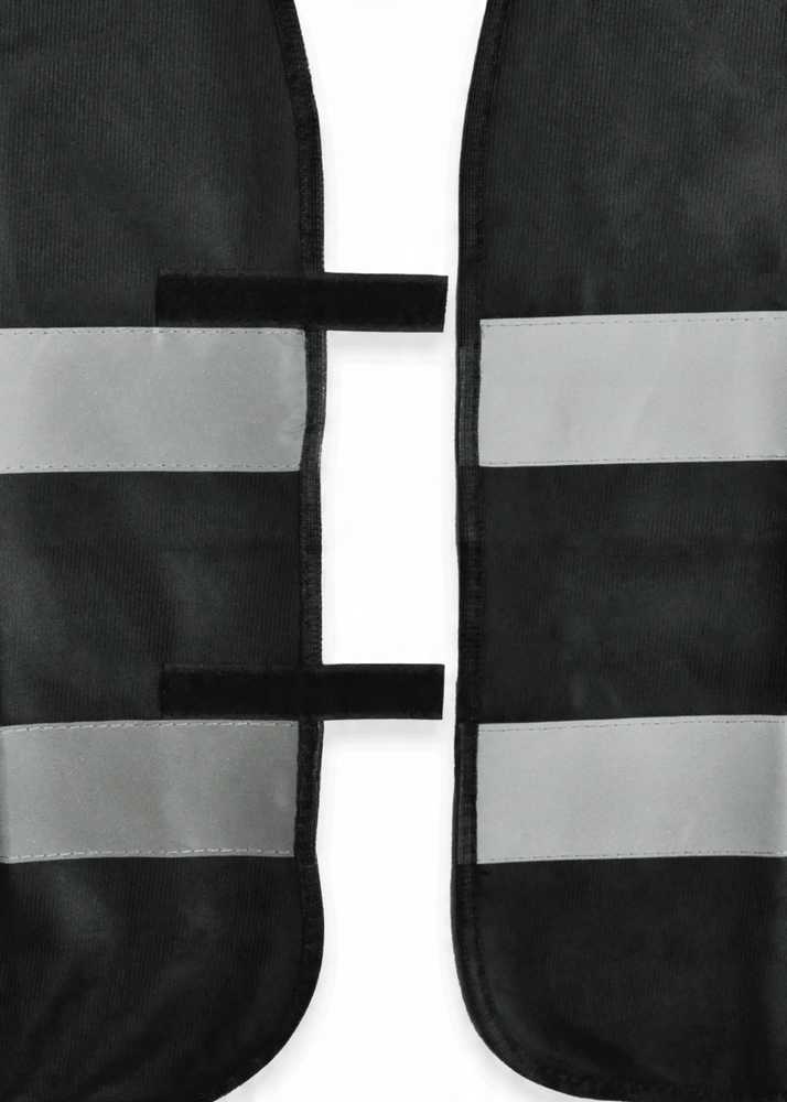 Atšvaitinė liemenė raudona M/L su spauda