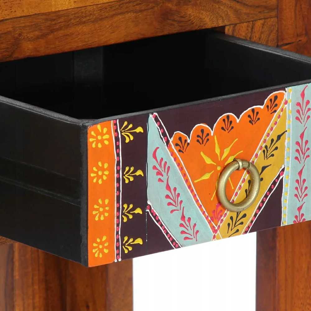 Konsolinis staliukas, 110x35x75 cm, akacijos medienos masyvas