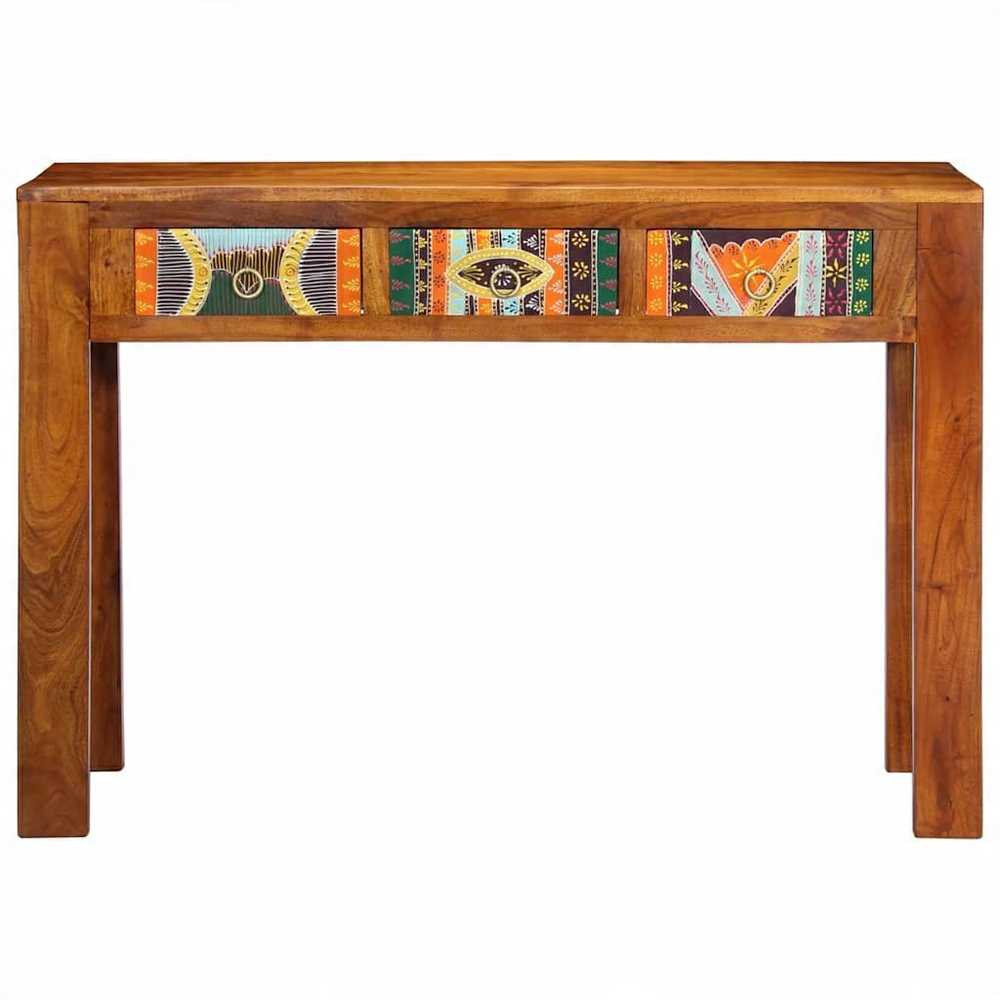 Konsolinis staliukas, 110x35x75 cm, akacijos medienos masyvas