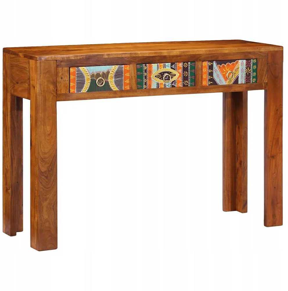 Konsolinis staliukas, 110x35x75 cm, akacijos medienos masyvas