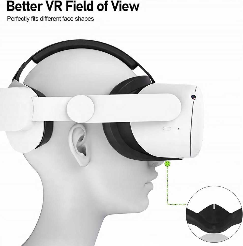Vr silikoninis apsauginis dangtelis, priedai, skirti Oculus Quest 2