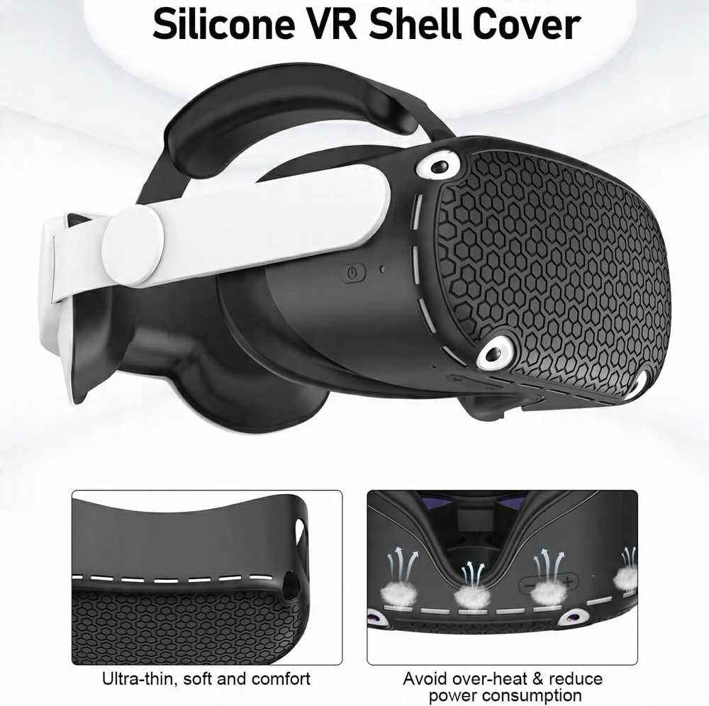 Vr silikoninis apsauginis dangtelis, priedai, skirti Oculus Quest 2