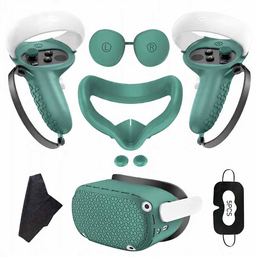 Vr silikoninis apsauginis dangtelis, priedai, skirti Oculus Quest 2