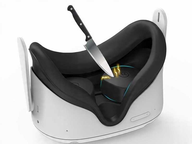 Vr silikoninis apsauginis dangtelis, priedai, skirti Oculus Quest 2