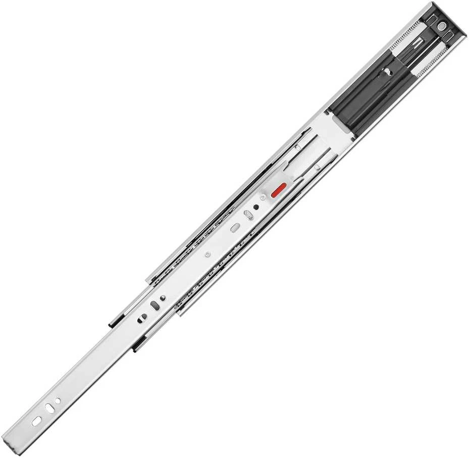 VEVOR 10 porų 558.8mm stalčių bėgeliai su švelnia uždarymo sistema