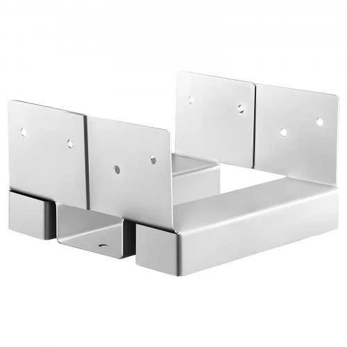 VEVOR 10 vnt 6x6 post pagrindo inkarai betonui 139.5x141.5 mm