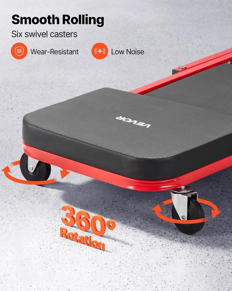 VEVOR 1010 mm sulankstomas mechaniko gultas 2-in-1