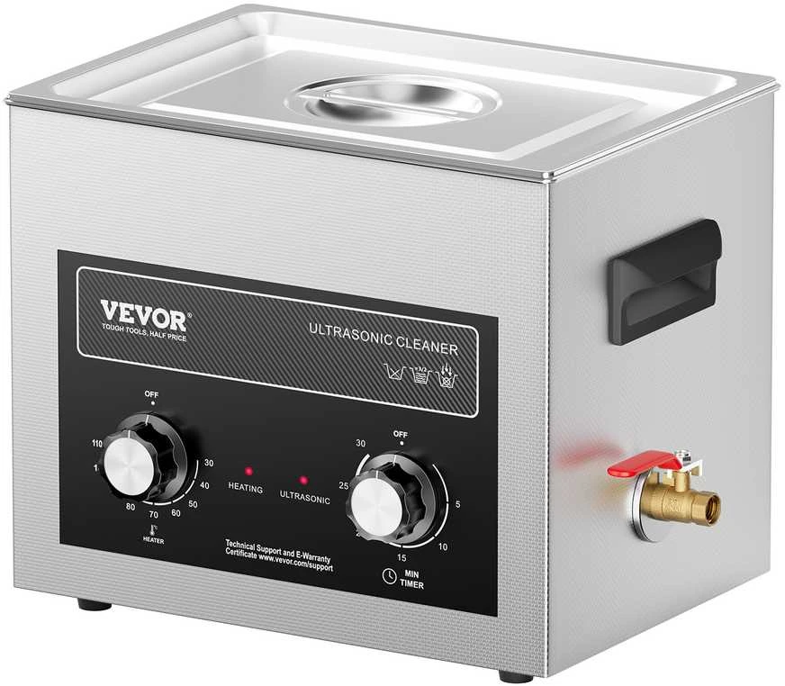 VEVOR 10L ultragarsinis valymo įrenginys su kaitinimu