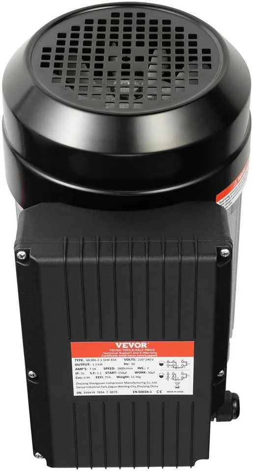 VEVOR 1.1 kW elektrinis variklis 2800 sūk./min